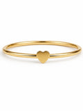 Gold Micro Heart Ring