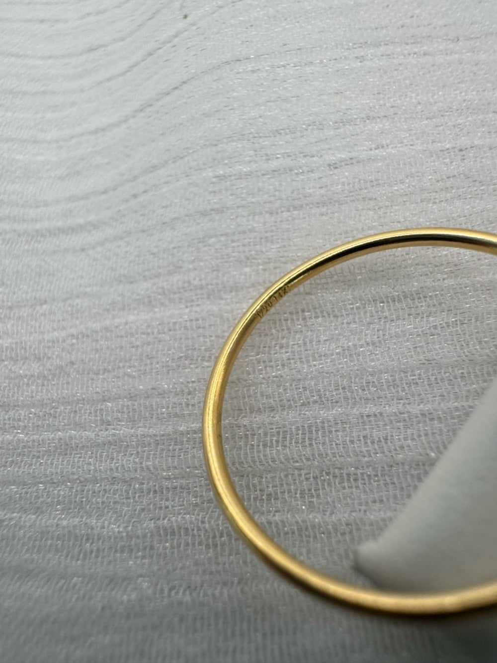 Gold Micro Heart Ring