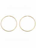 Gold Endless Hoop (50mm)