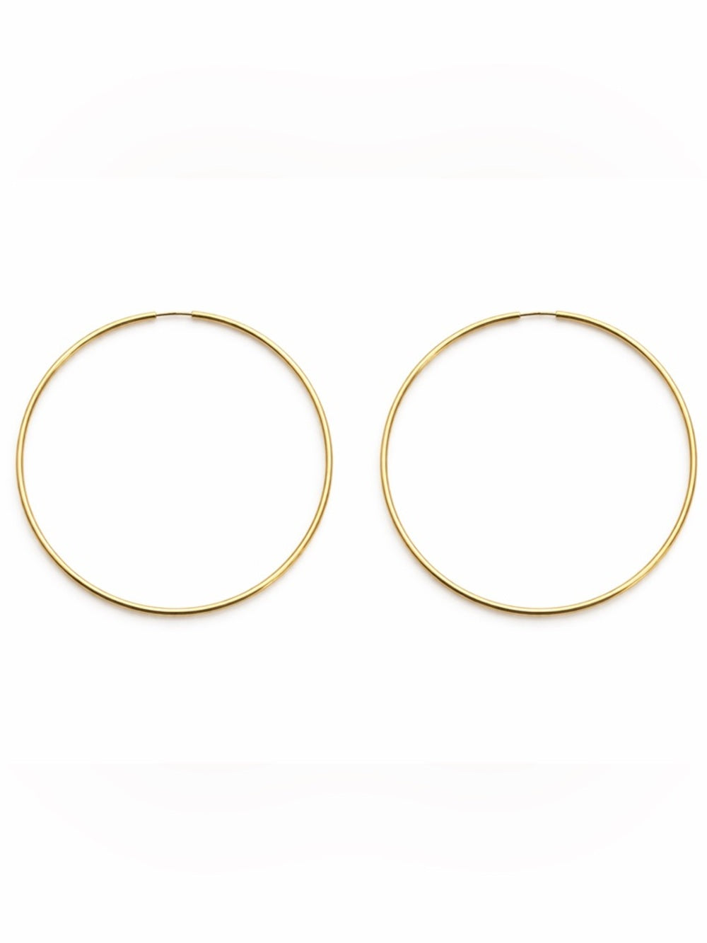 Gold Endless Hoop (50mm)