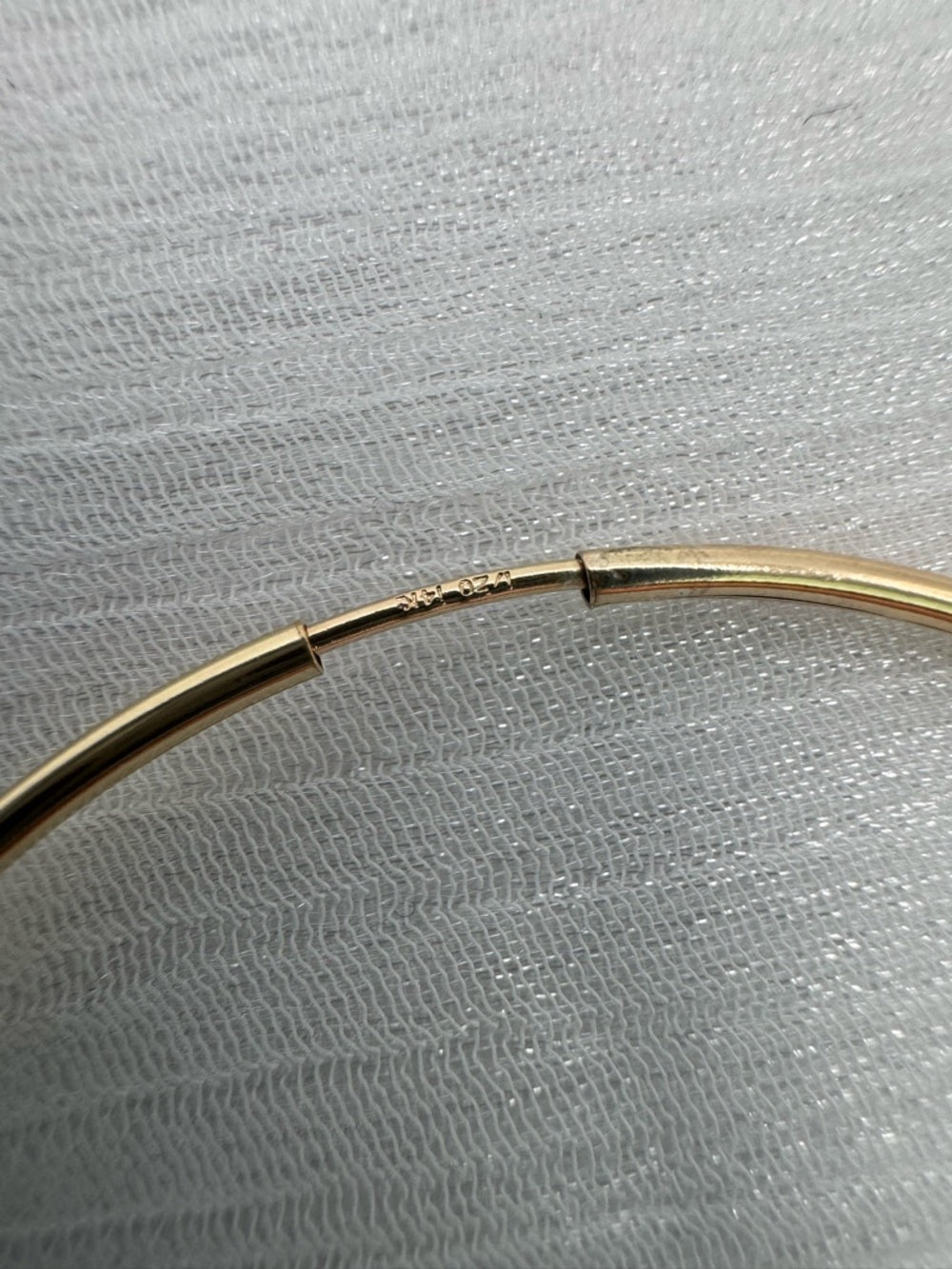Gold Endless Hoop (50mm)