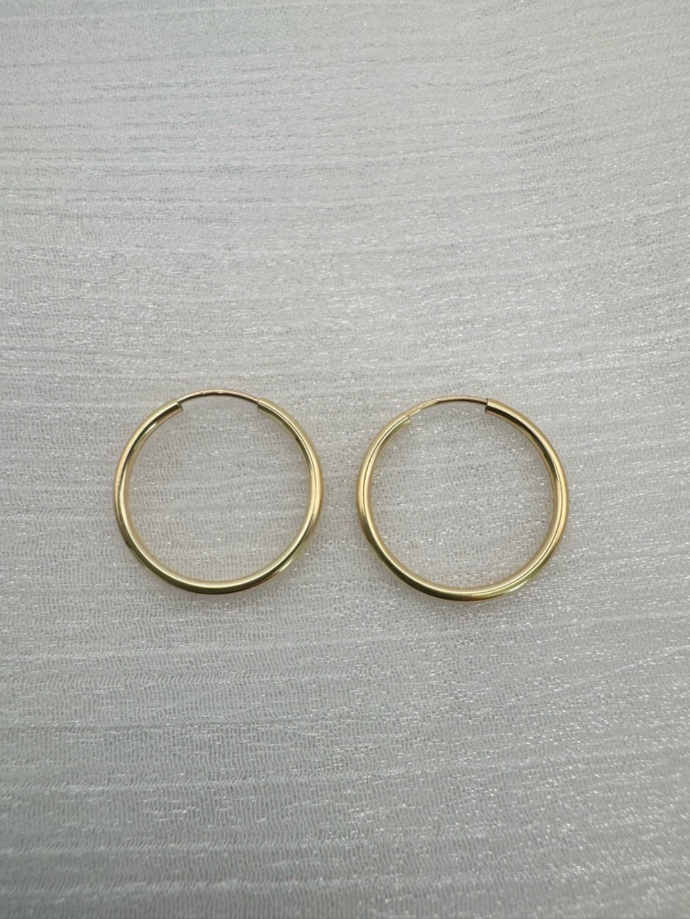 Gold Endless Hoops