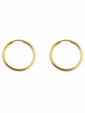 Gold Endless Hoops