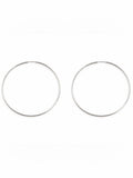 Silver Endless Hoop (50mm)