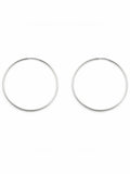 Silver Endless Hoop