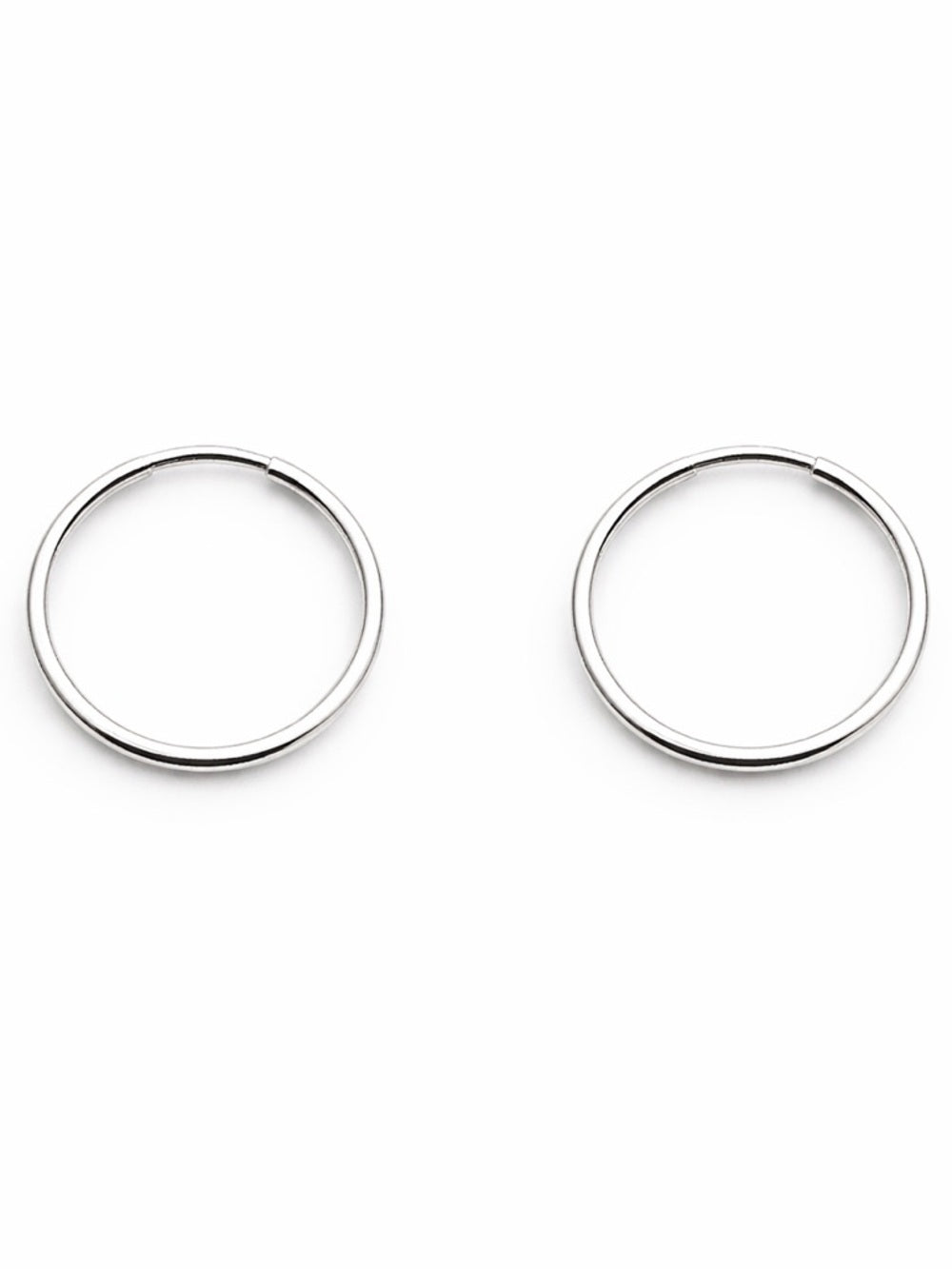 Endless Silver Hoop