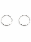 Endless Silver Hoop