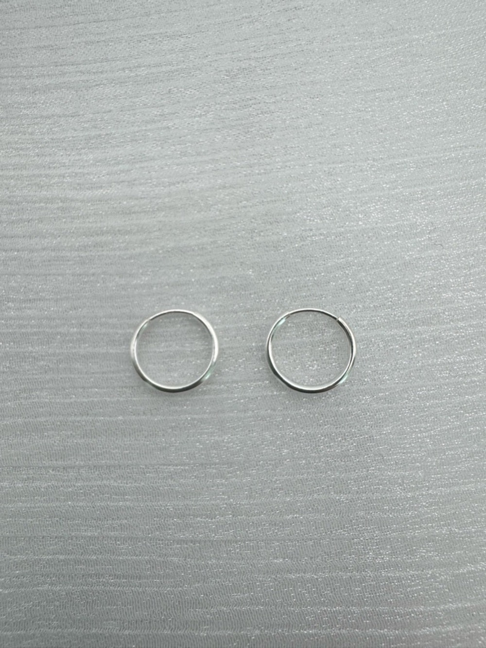 Endless Silver Hoop