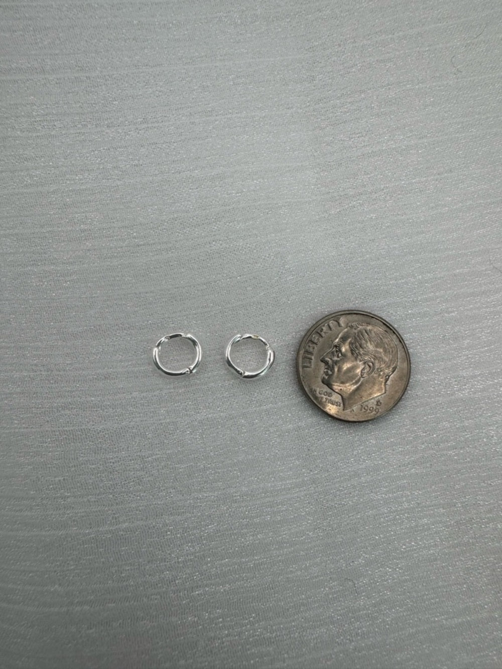Silver Mini Huggies