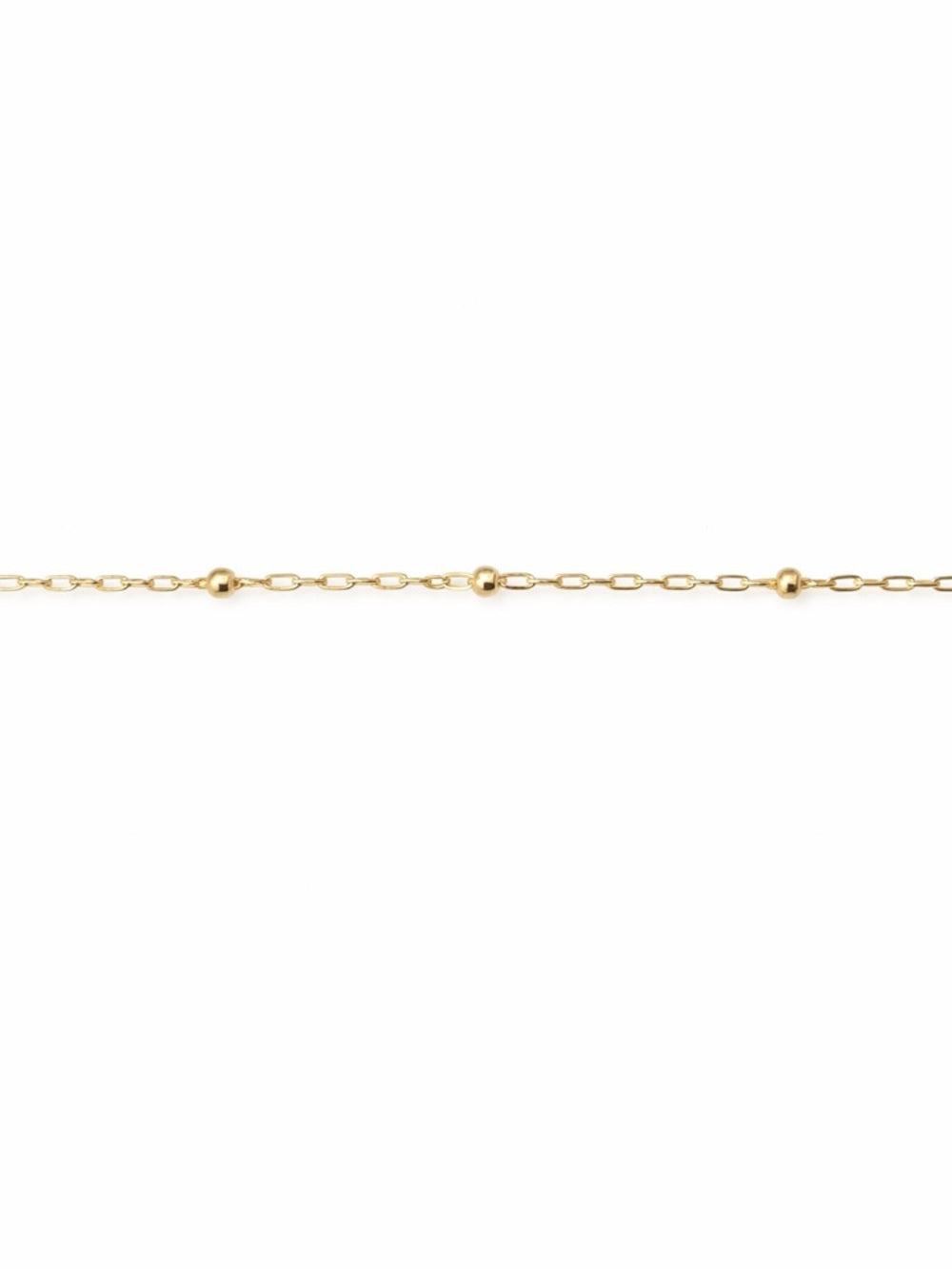 1.8mm Gold Cable Saturn Chain Custom Necklace