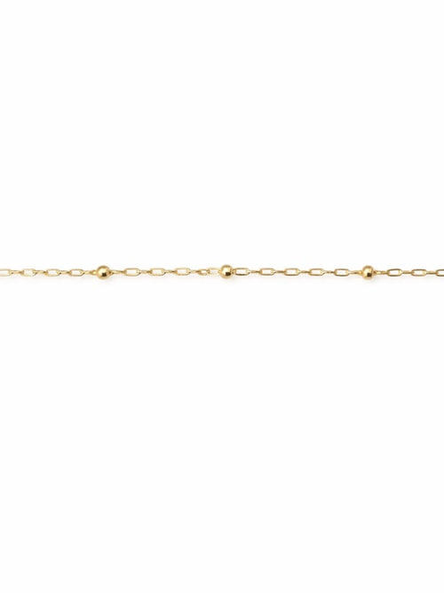 1.8mm Gold Cable Saturn Chain Custom Necklace