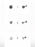 Silver Screwbacks 1-24