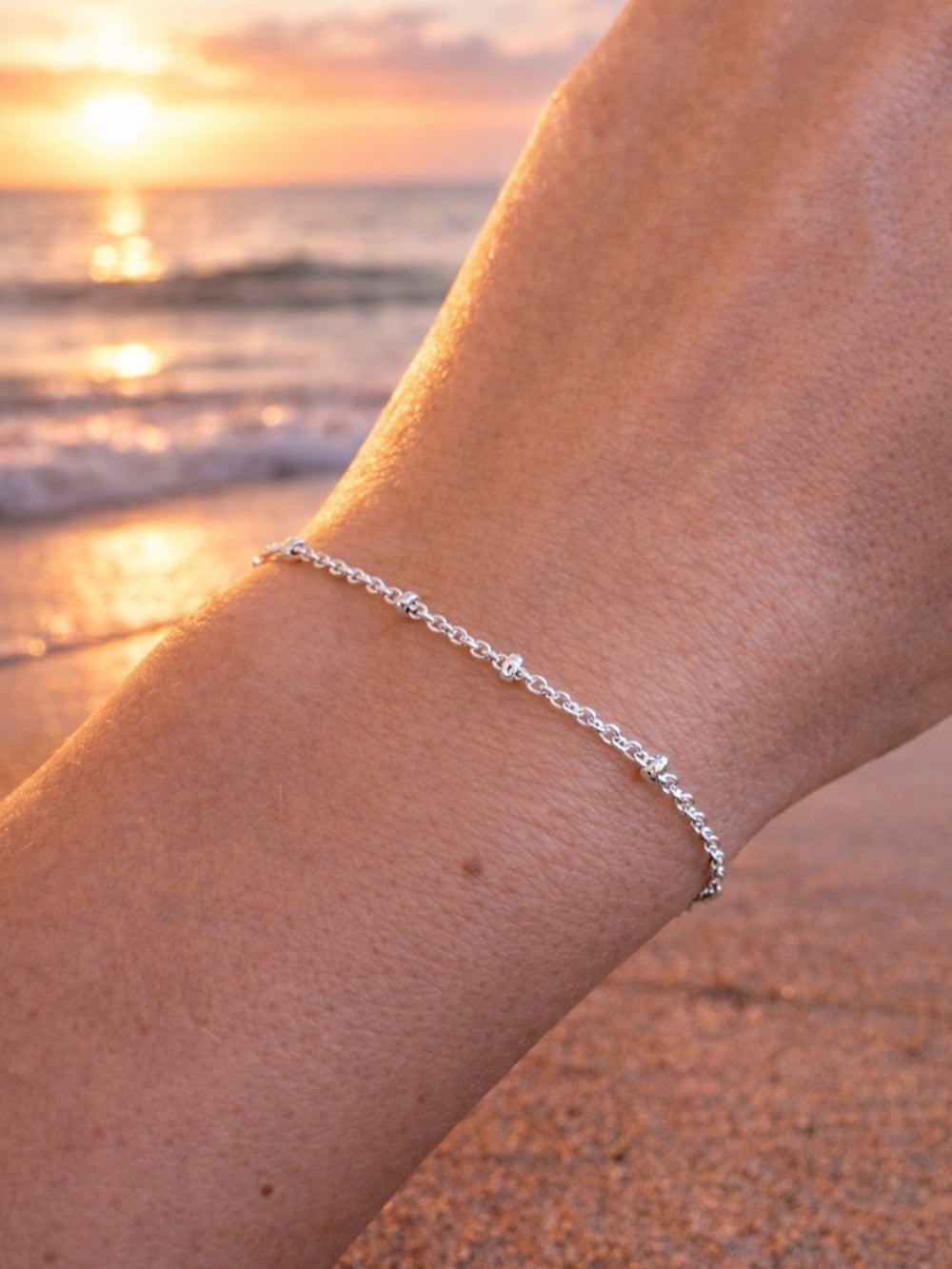 2.2mm Satellite Chain Custom Bracelet