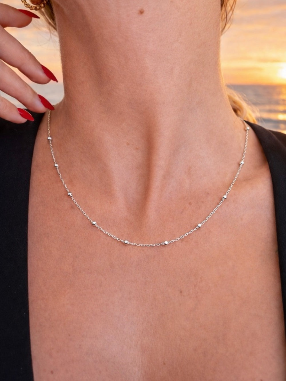 2mm Satellite Chain Custom Necklace