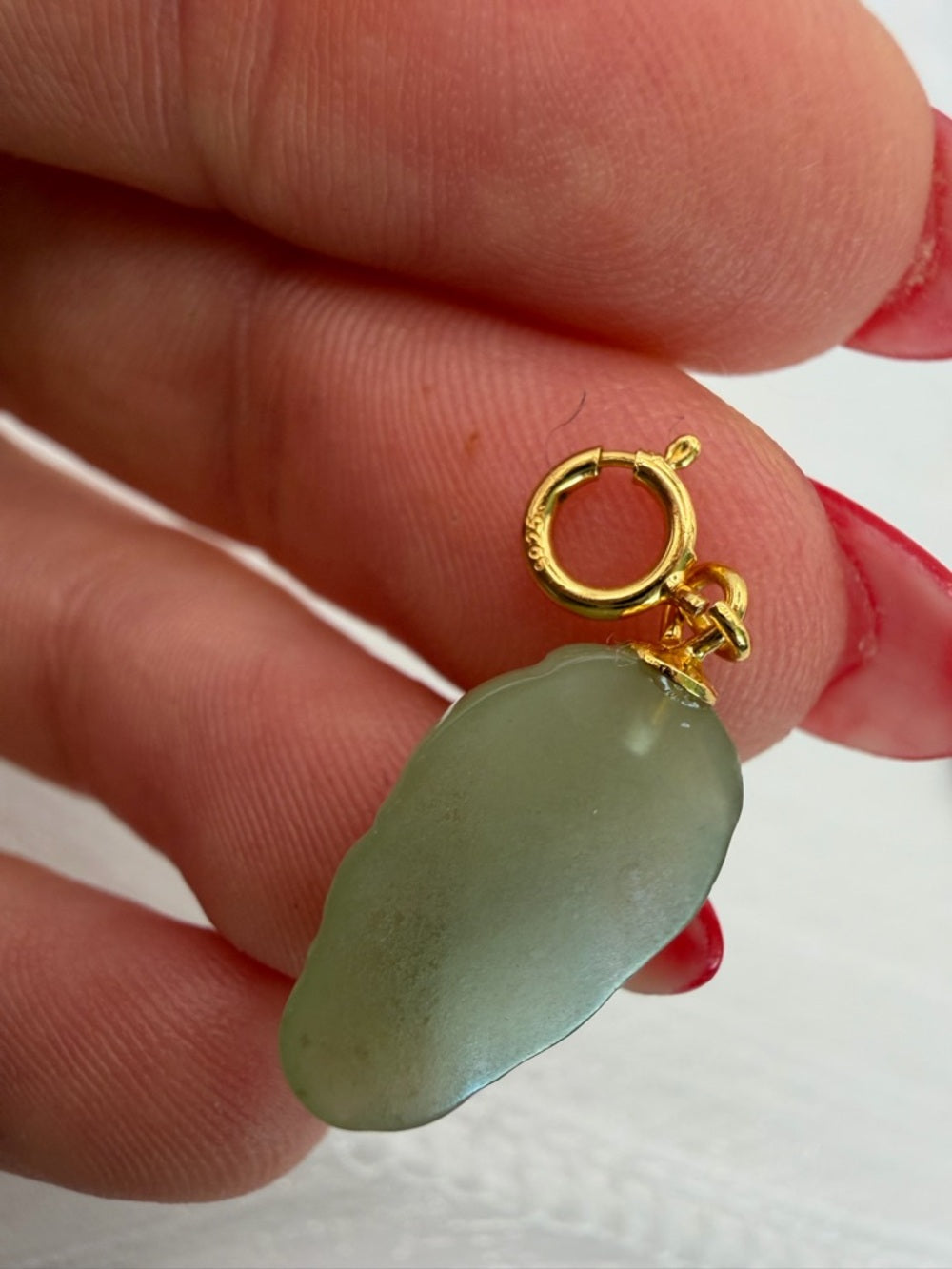 Jade Leaf Pendant