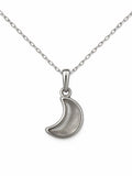 Clear Quartz Crecent Moon Pendant