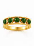 Jade Bubble Band Ring