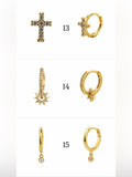 Gold S925 Huggies | 1-15