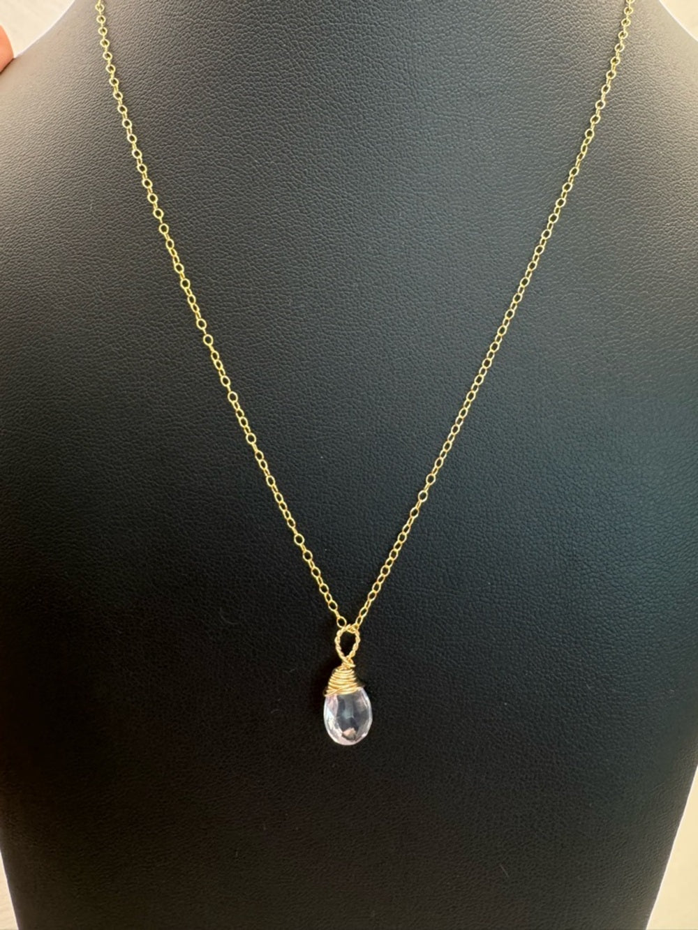 N335 Lavender Quartz Necklace