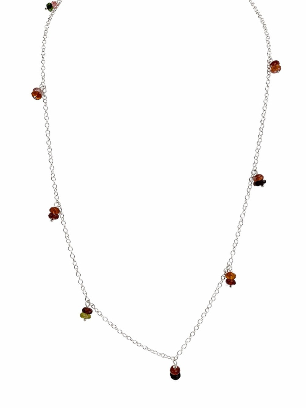 N337 Rainbow Tourmaline Necklace