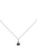 N257 Moss Aquamarine Necklace