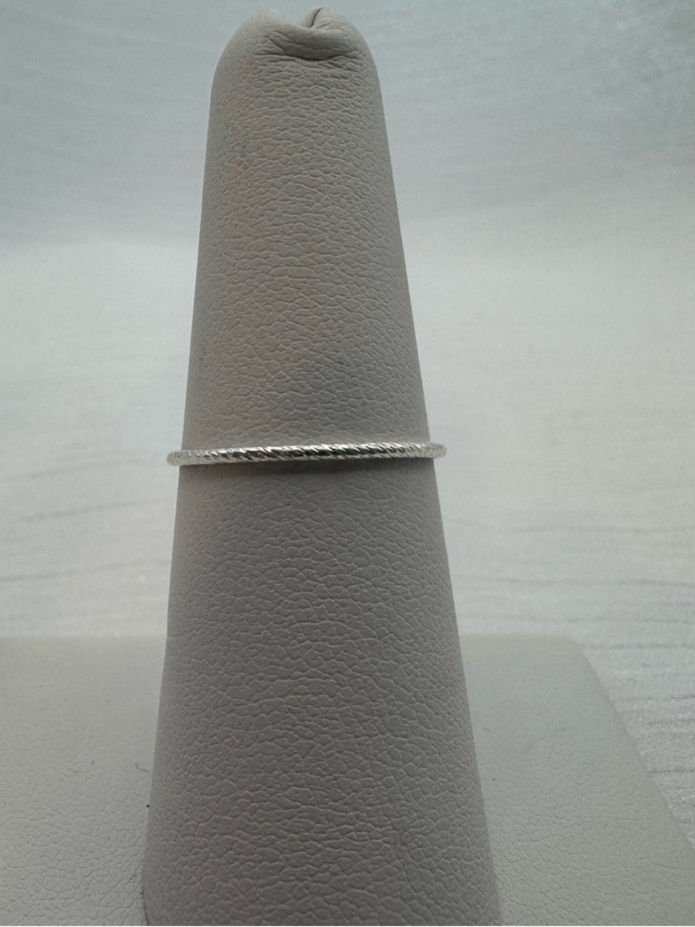 Silver Diamond Cut Sparkle Band