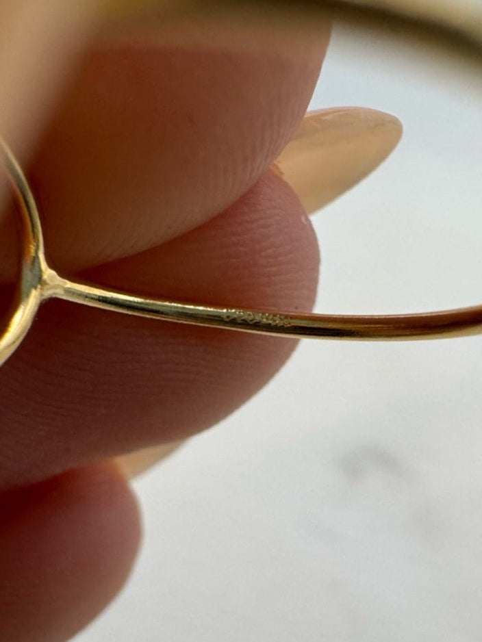 Gold Circle Ring