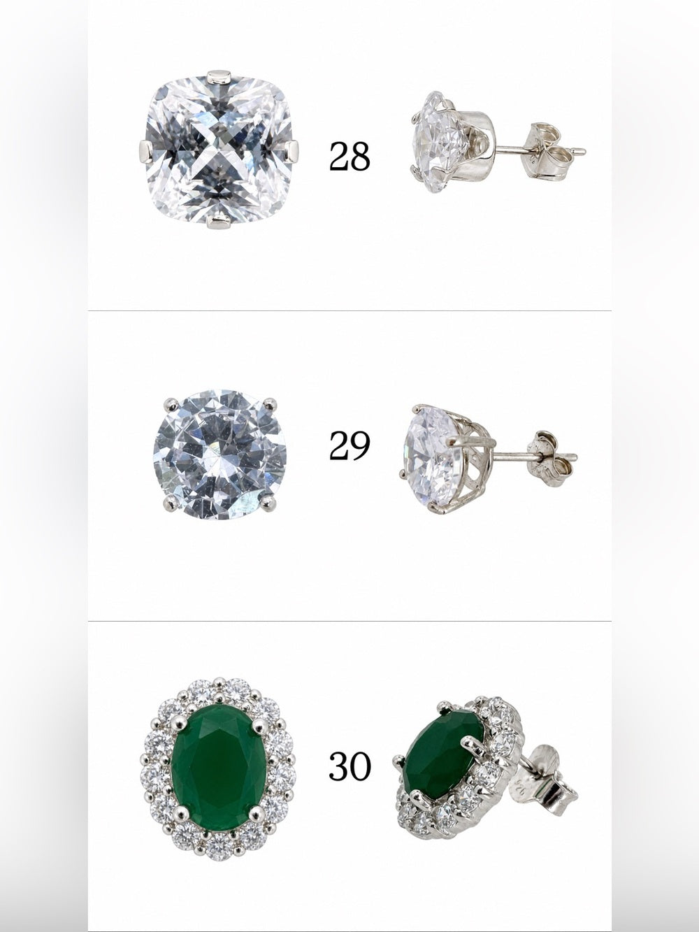 S925 Silver Pushbacks | 25-46