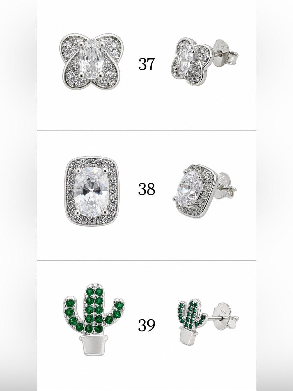 S925 Silver Pushbacks | 25-46