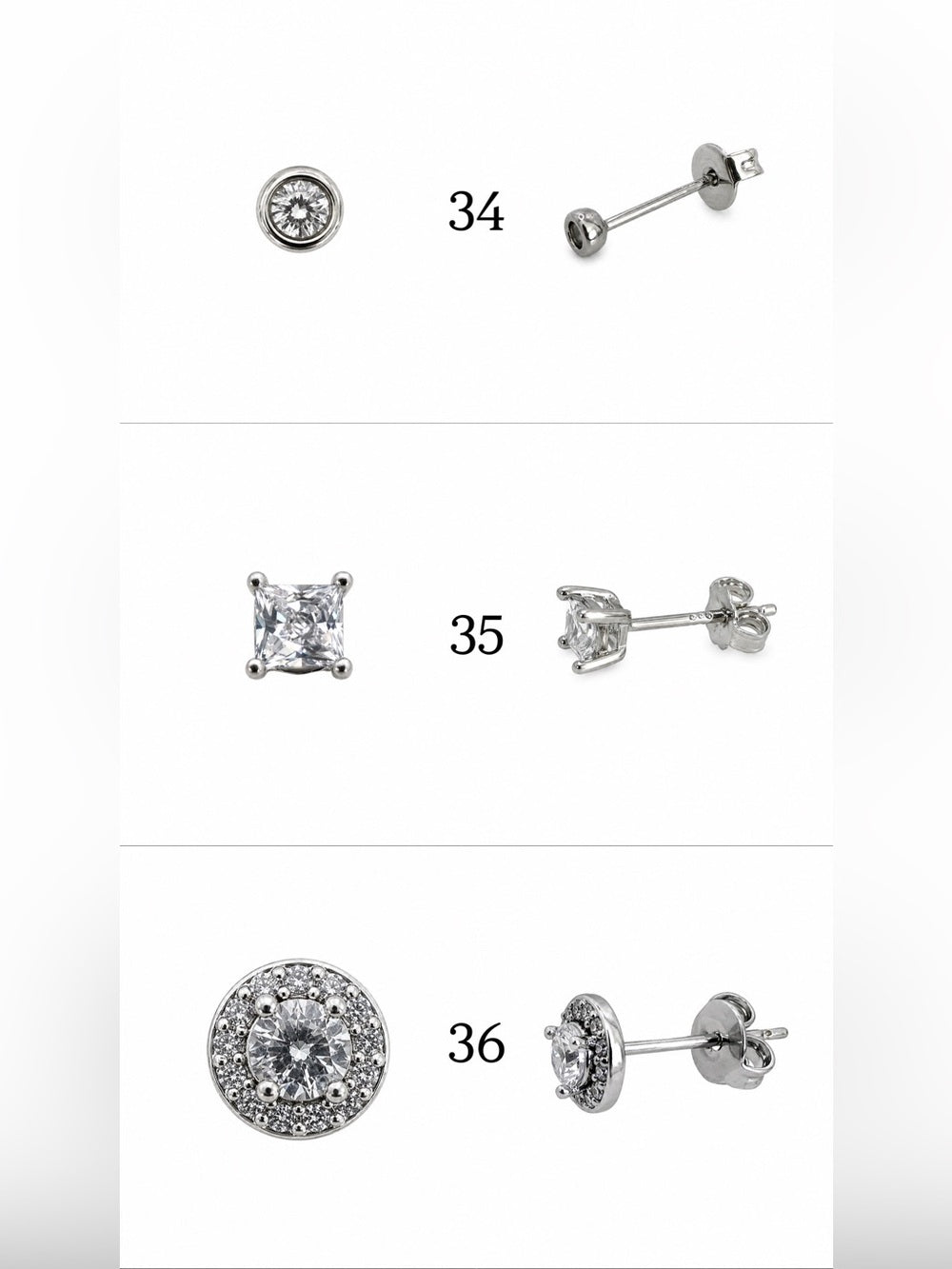 S925 Silver Pushbacks | 25-46