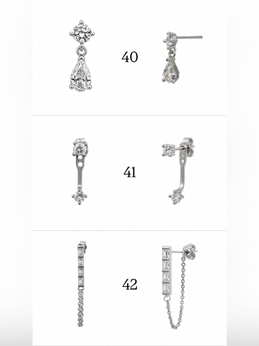 S925 Silver Pushbacks | 25-46
