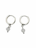 HG051 White Topaz Huggies