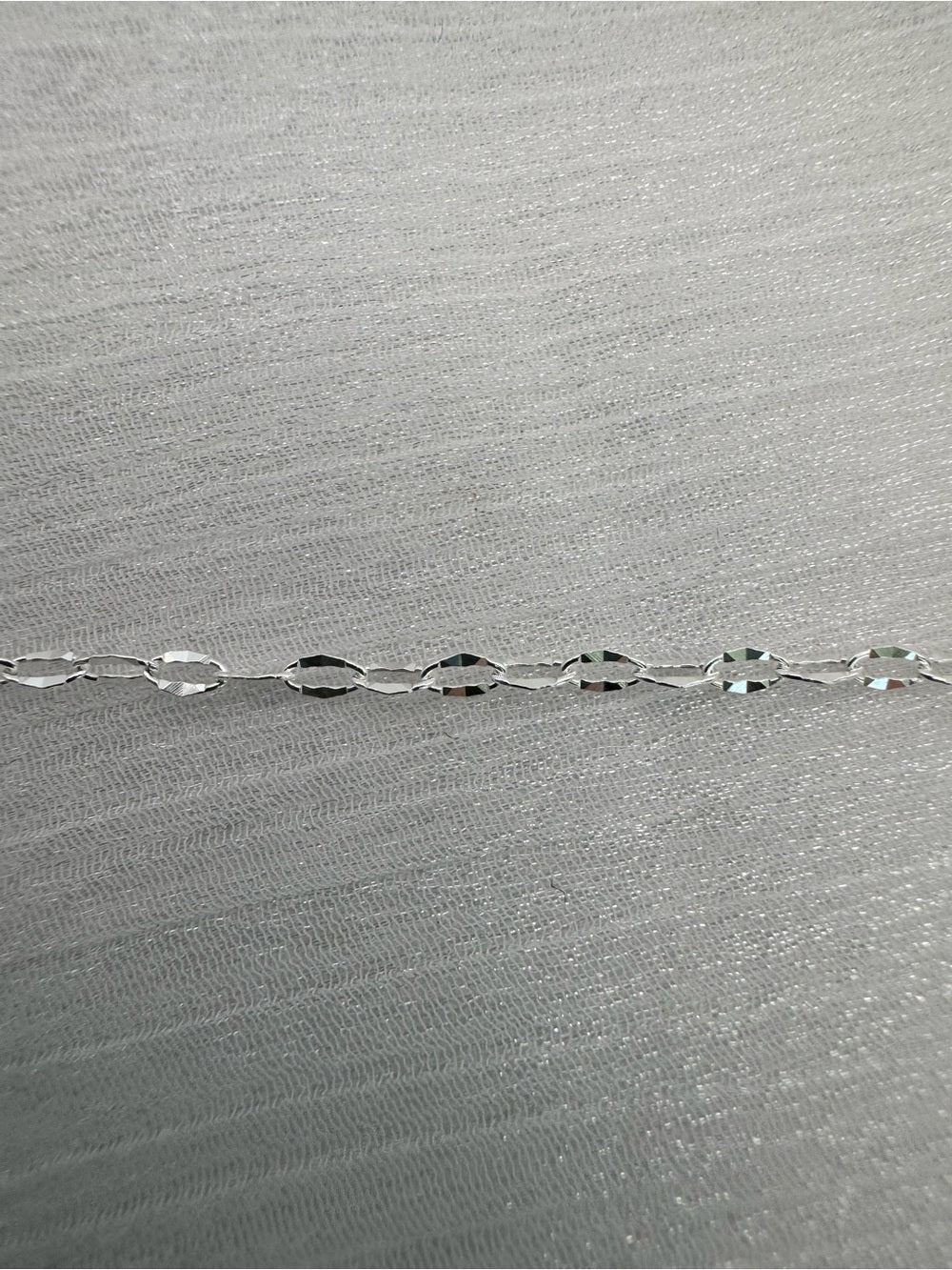 2.8mm Hammered Oval Custom Bracelet