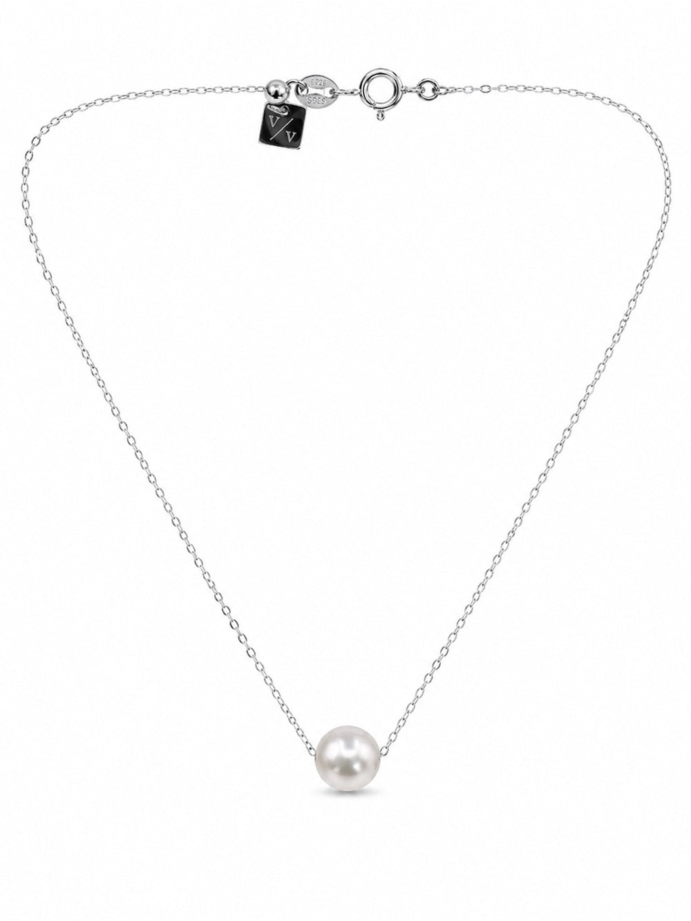 Floating Freshwater Pearl Adjustable Necklace