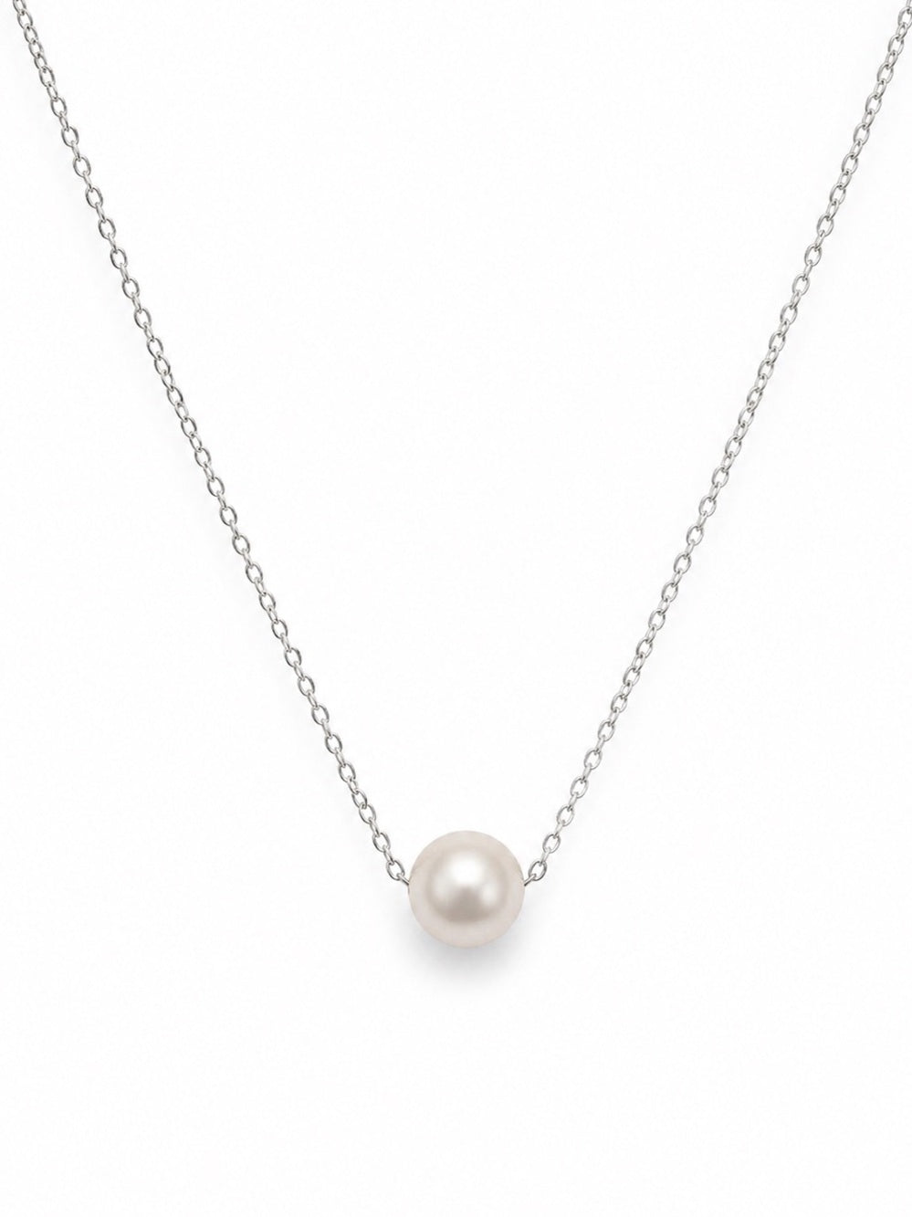 Floating Freshwater Pearl Adjustable Necklace