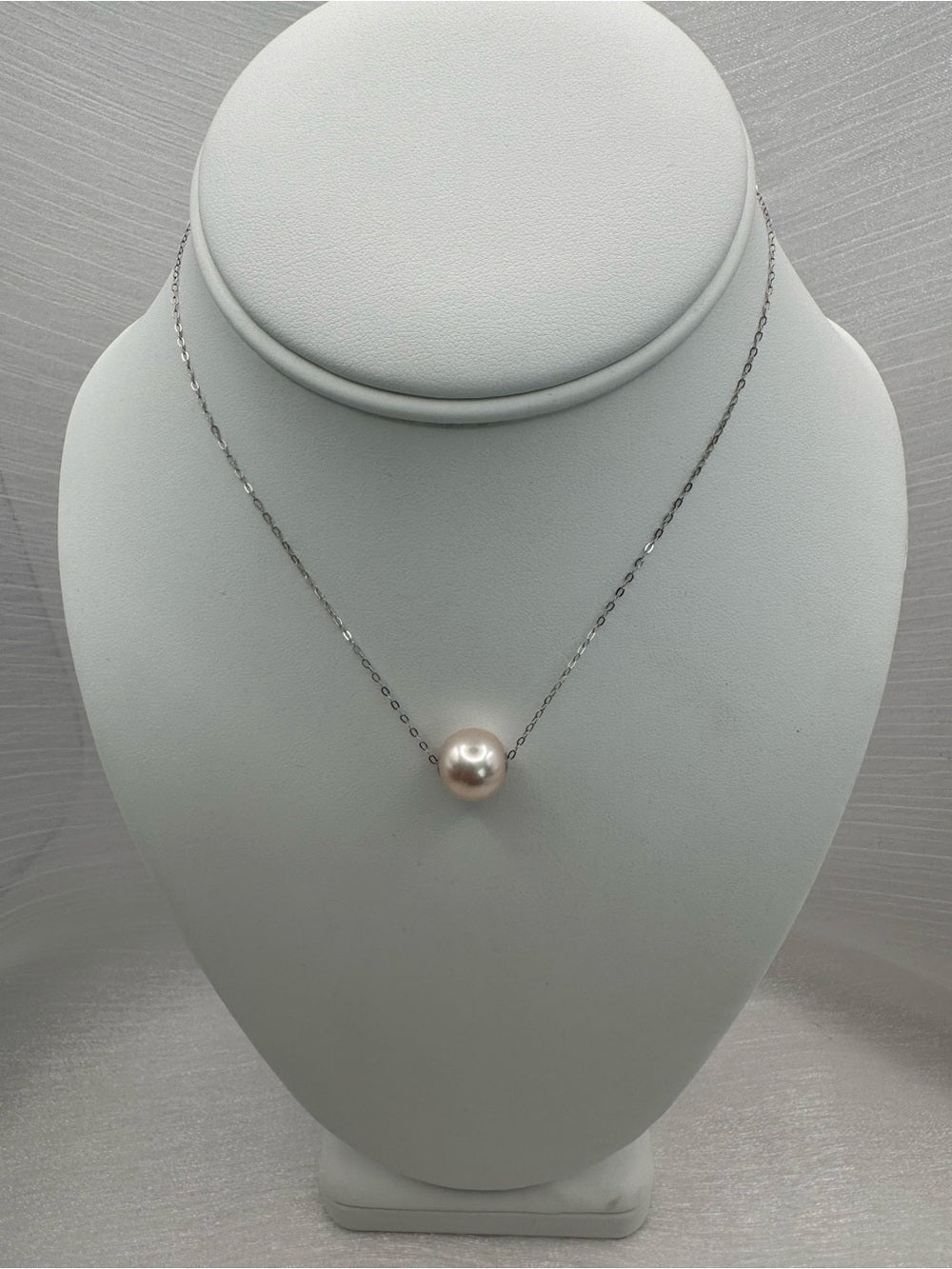Floating Freshwater Pearl Adjustable Necklace