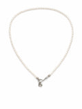 Freshwater Pearl Strand Necklace With Snake Closure