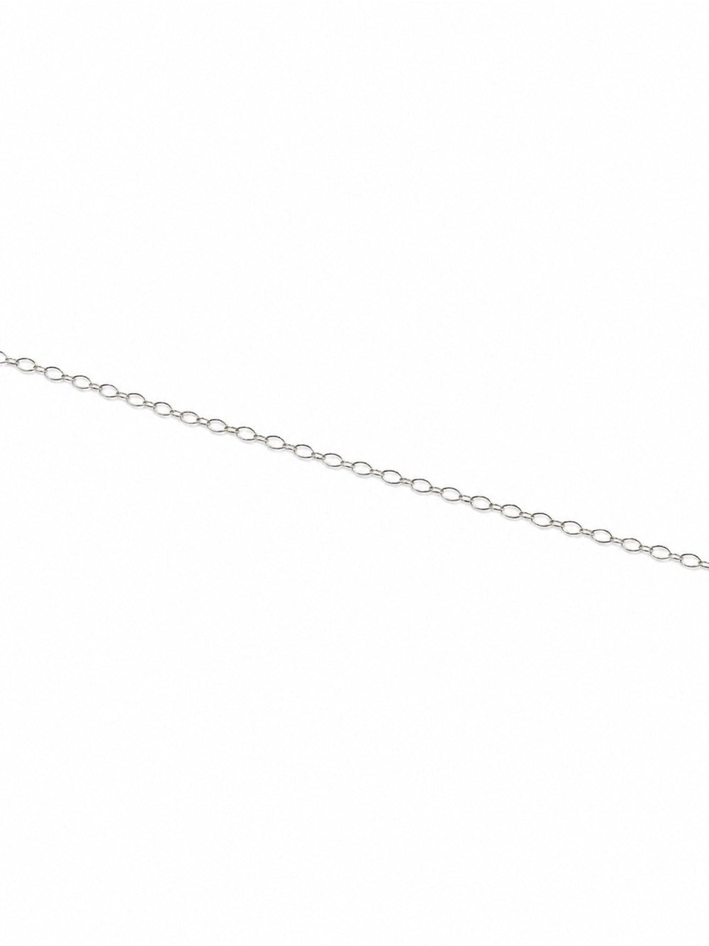 1.8mm Silver Oval Twist Chain Custom Necklace