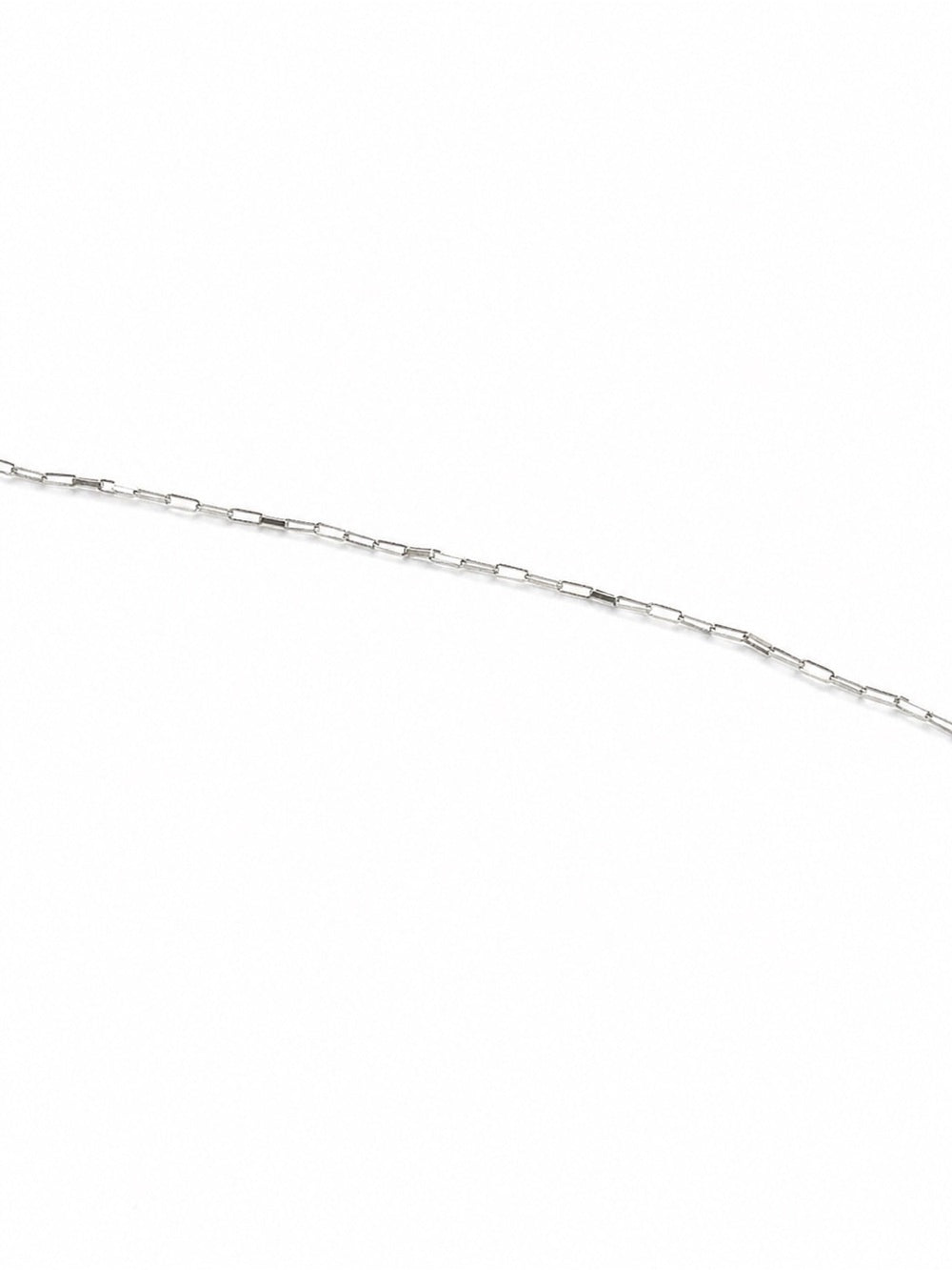 1.1mm Linear Link Silver Custom Necklace