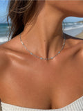 2.3mm Mixed Disc Link Custom Necklace