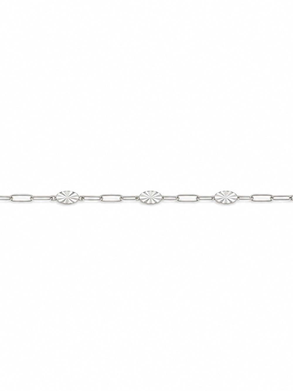 2.3mm Mixed Disc Link Custom Bracelet