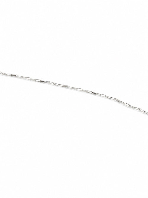 1.1mm Linear Link Silver Custom Bracelet