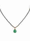 Chrysoprase Silkdrop Necklace