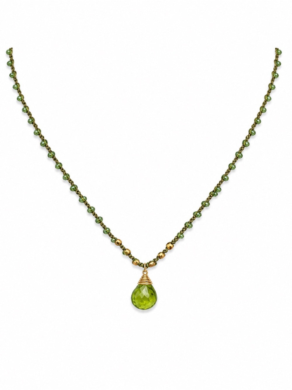 Peridot Silkdrop Necklace