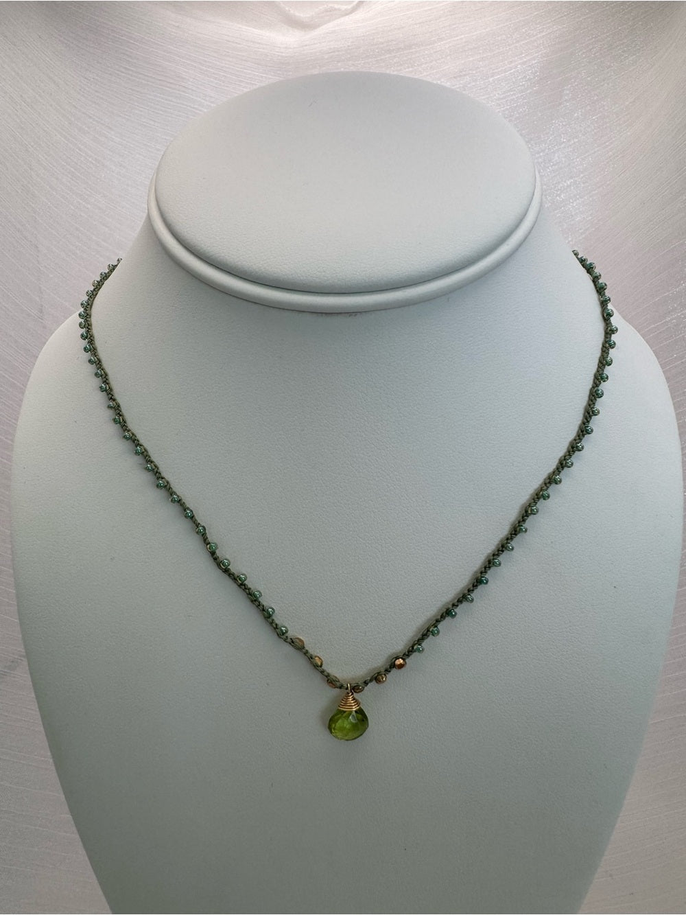 Peridot Silkdrop Necklace