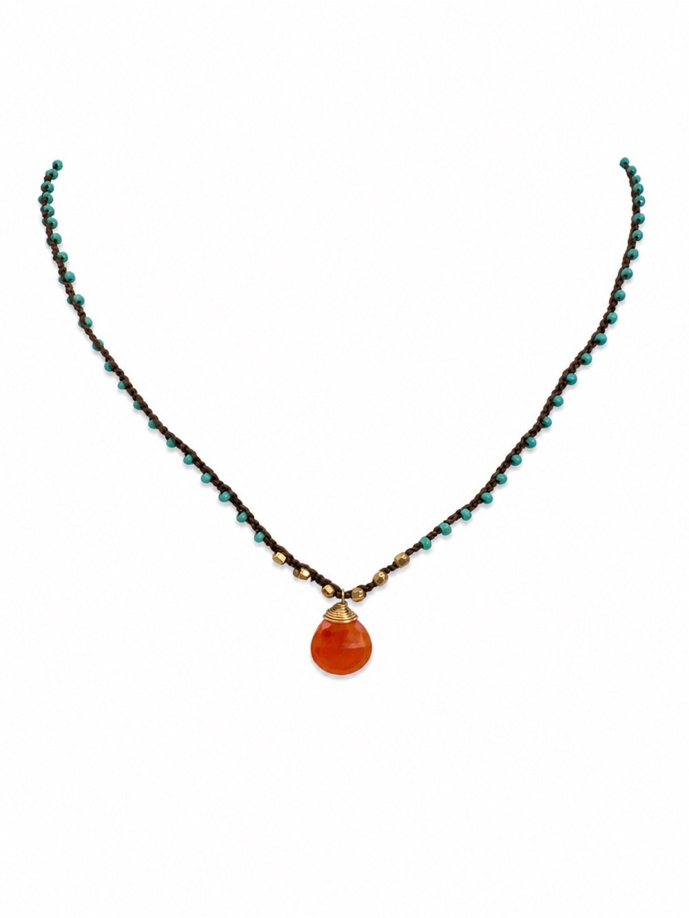 Carnelian Silkdrop Necklace