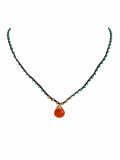 Carnelian Silkdrop Necklace