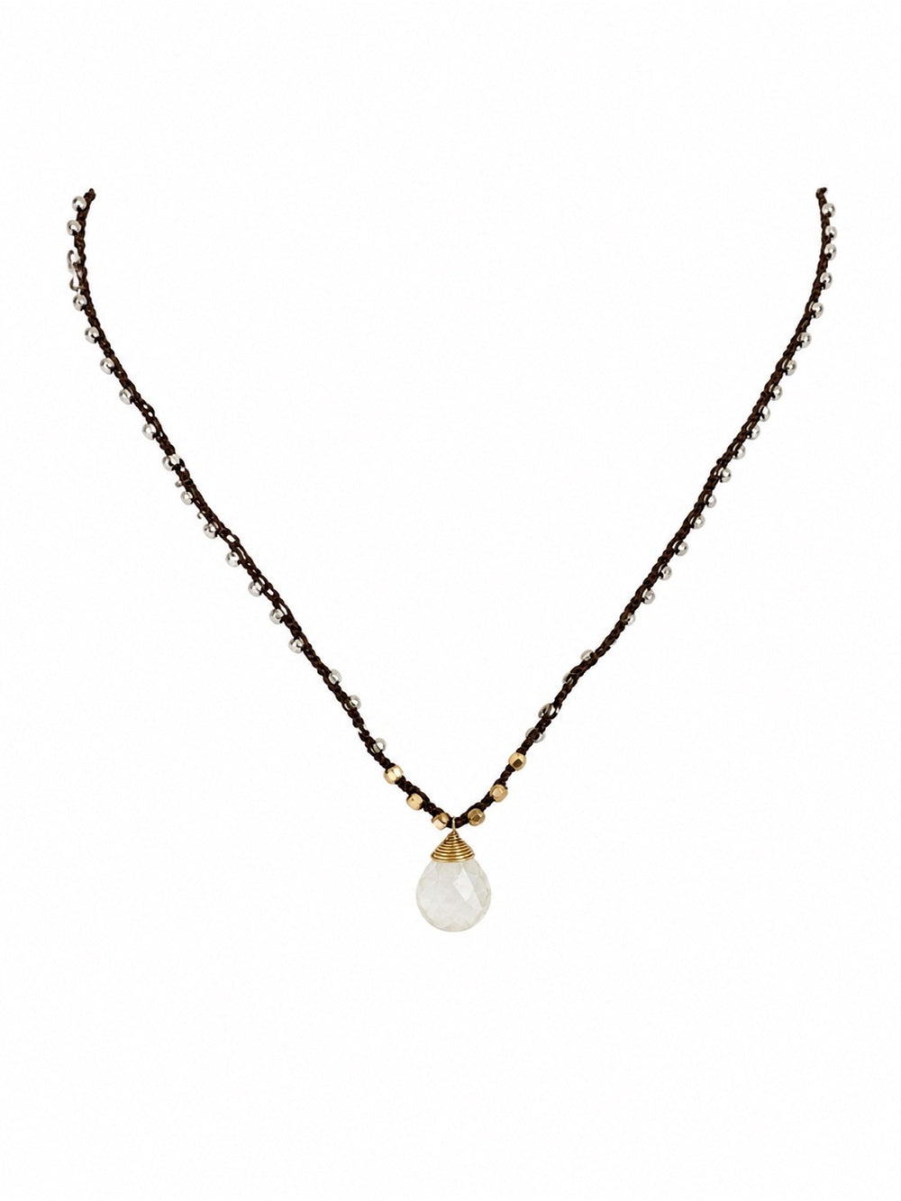 Moonstone Silkdrop Necklace