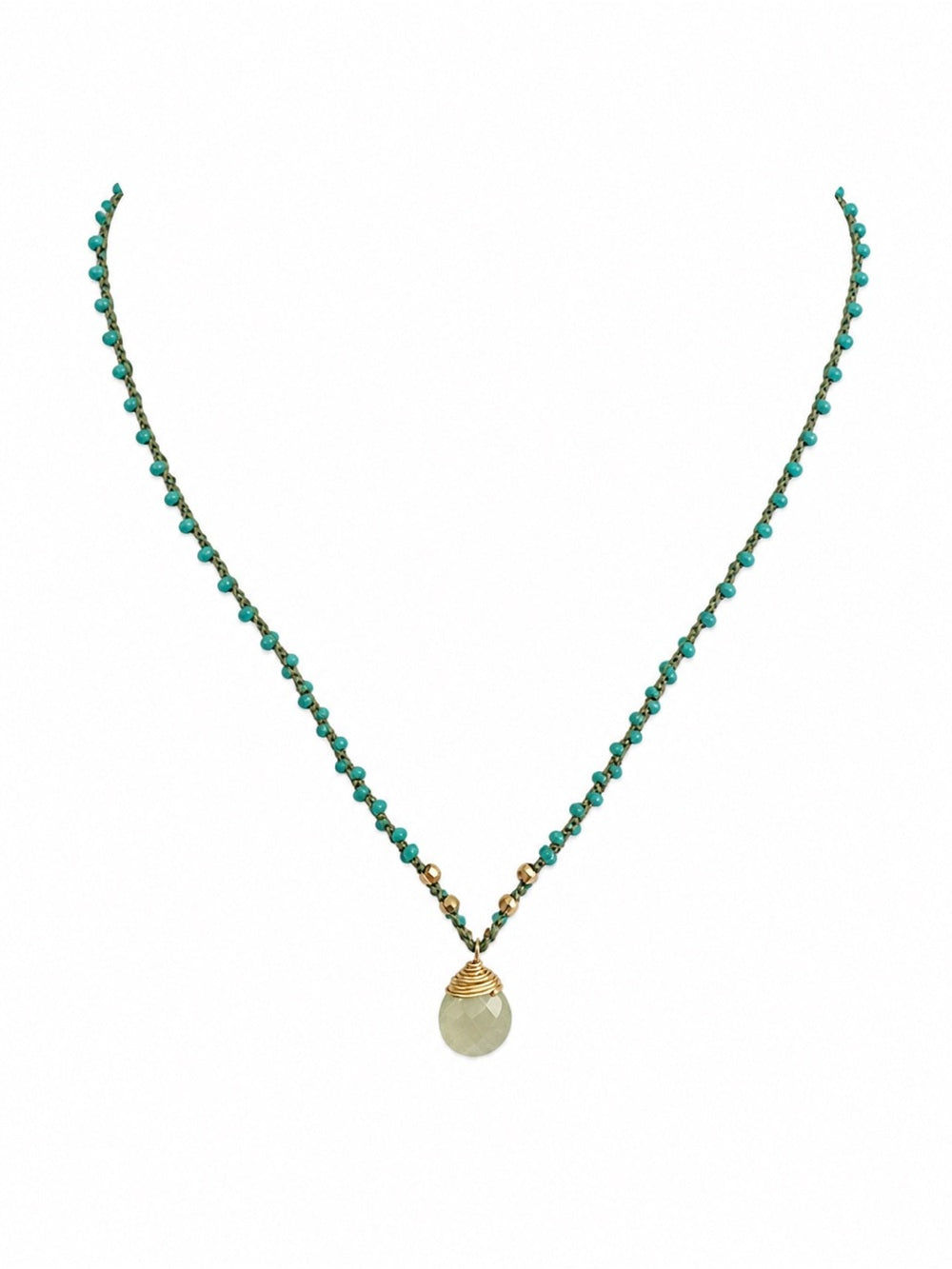 Green Onyx Silkdrop Necklace