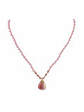 Rhodochrosite Silkdrop Necklace